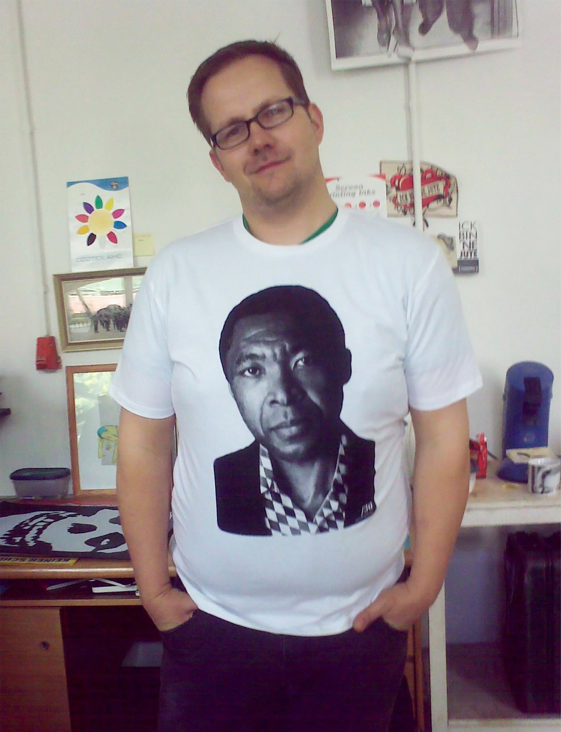 the Okwui Shirt 1 & 2 (2002/2011) CONCEPTUAL T-SHIRT